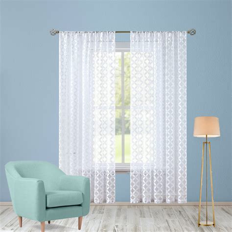 Winston Porter Emilymae Gauze Sheer Curtain Pair Wayfair