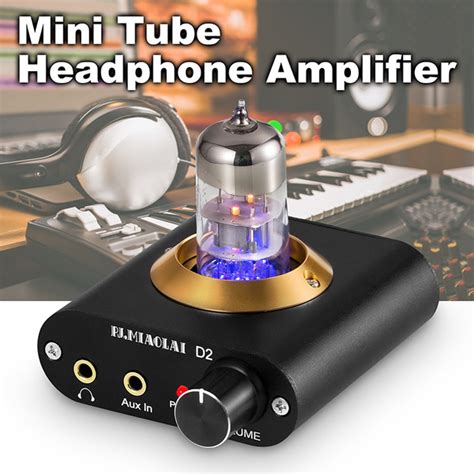 Mini Vacuum Tube Headphone Amplifier Desktop Audio Preamp for Home ...