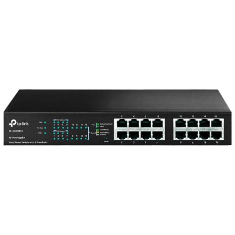 Switch 16 Portas Gerenciável PoE TL SG1016PE Tp Link