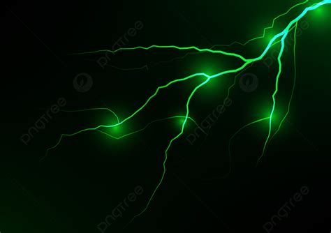 Fondo De Efecto De Rayo Verde Abstracto El Ctrico Energ A Industrial