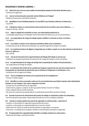 Modulo Y Resumen Seguridad E Higiene Laboral Modulo Factores