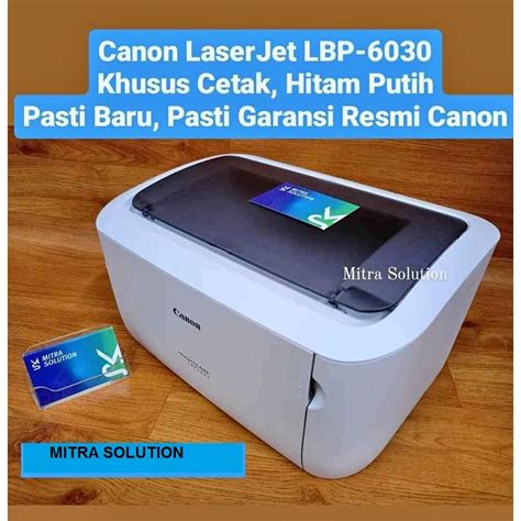 Jual Printer Laser Canon Lbp6030 Lbp 6030 Lbp 6030 Baru Garansi Resmi Laser Shopee Indonesia