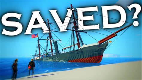 SAVING A Historic Ship Stormworks Build And Rescue With Jlkillen