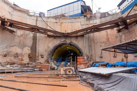 Obras da futura estação Orfanato linha 2 verde Metrô CPTM