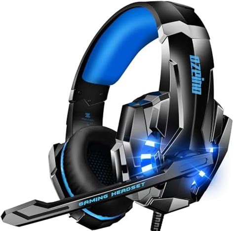 Ozeino Casque Gaming Pour Ps5 Ps4 Pc Xbox Switch Casque Gamer à Réduction De Bruit Avec Micro