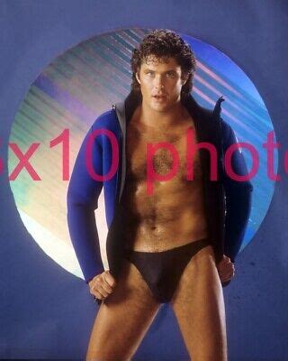 DAVID HASSELHOFF 353 BARECHESTED SHIRTLESS Knight Rider Baywatch 8X10