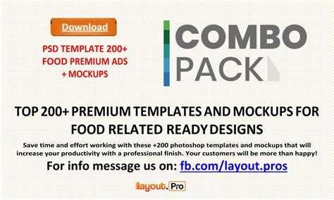 200 Food Ads Photoshop Ready-made Templates, Restaurant Menu, Beverage Menu, Desserts Menu ...