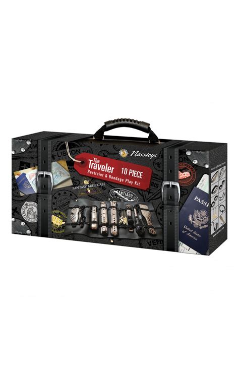 The Traveler 10 Piece Restraint And Bondage Play Kit Nw2996