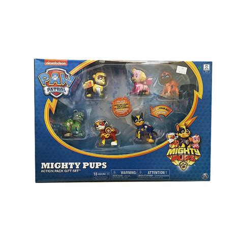 Paw Patrol Mighty Pups Action Pack Gift Set Shopee Singapore