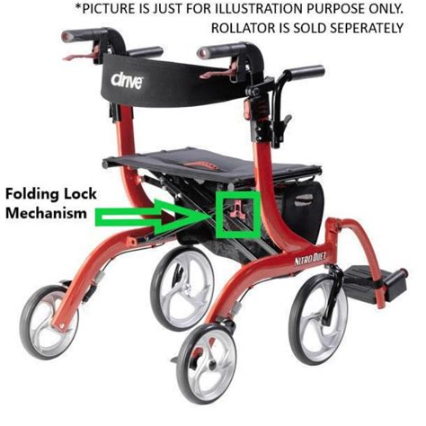 Folding Lock Latch For Nitro Duet Rollator I HHCS