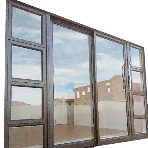 Pe Coated Aluminium Glass Hinged Door For Office Thickness Mm At