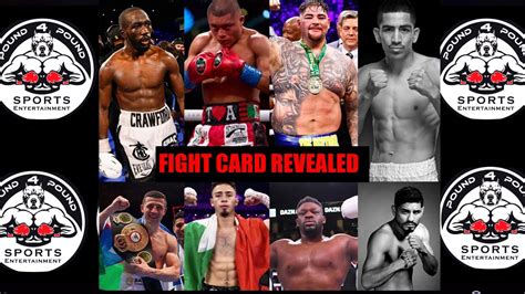 Terence Crawford Vs Israil Madrimov Fight Card Revealed Youtube