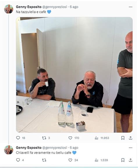 De Laurentiis Venuto A Casa Mia Sorpresa Speciale Per Un Tifoso Foto