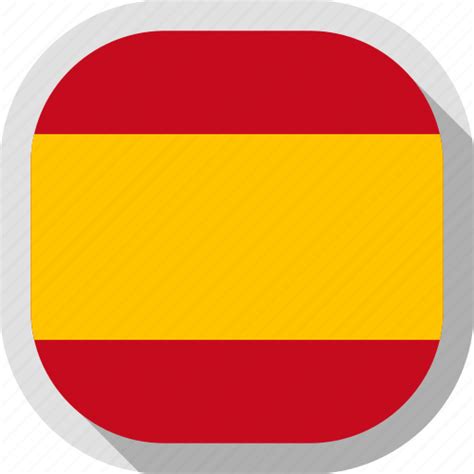 Flag, spain, world, rounded, square icon - Download on Iconfinder