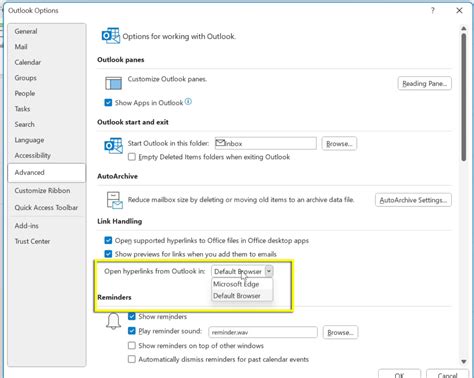 How To Fix Outlook Links Opening In Edge The Solid Signal Blog