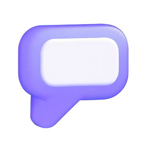 3d Speech Bubble Icons 26552474 Png