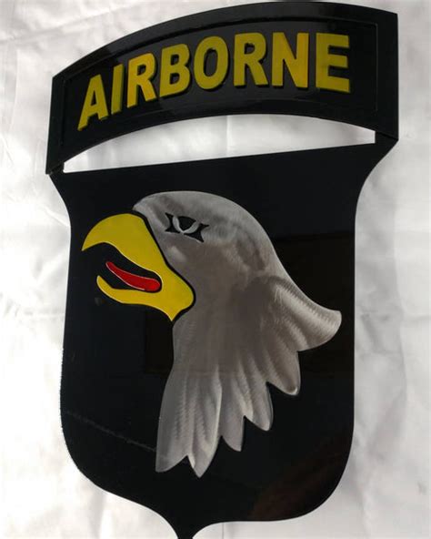 101rst Airborne Infantry Metal Patch Fastlane Metalworx