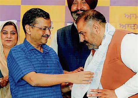 Aap Declares Former Congress Mla Sushil Rinku As Candidate For