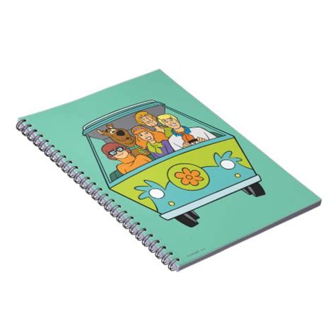 Scooby Doo And The Gang Mystery Machine Notebook Zazzle