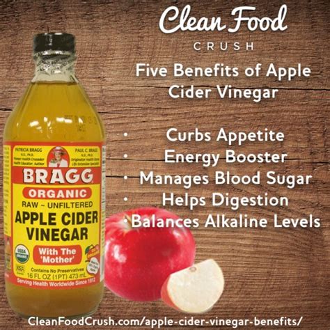 Five Benefits of Apple Cider Vinegar | Clean Food Crush