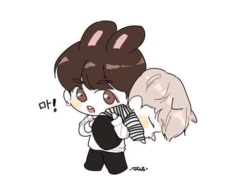 Jikook Bts Fanart Jungkook Fanart Bts Chibi