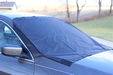 Car Truck Windshield Snow Cover Ice Frost Magnetic Tarp Flap Sun Shade Universal Ebay