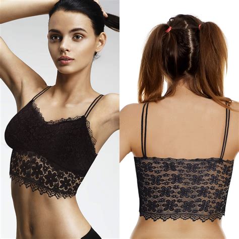 Buy Duufin 6 Pieces Lace Bralettes For Women With Straps And Removable