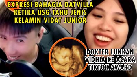 Expresi Bahagia Datvilla Ketika Tahu Jenis Kelamin Baby Khoai Youtube