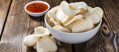 Krupuk Traditional Snack From Indonesia Southeast Asia