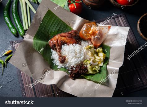 Nasi Lemak Kukus Chicken Popular Traditional Stock Photo Edit Now