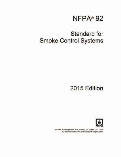 Nfpa Nfpa Standard For Smoke Control Systems Edition