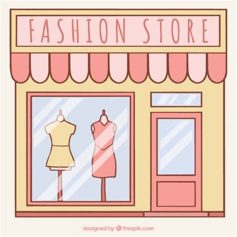 Bonita Tienda De Moda Descargar Vectores Gratis