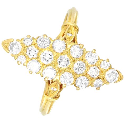 Bague Verhoeven Or Jaune Et Diamants D Occasion Maison Verhoeven