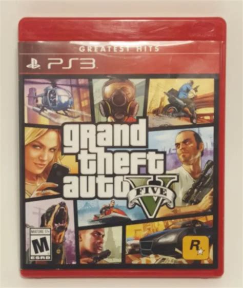 Grand Theft Auto V Sony Playstation 3 2013 Gta 5 Ps3 Greatest Hits W