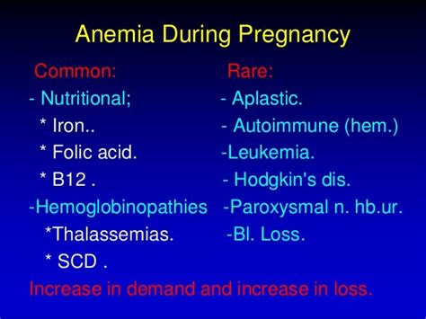 Iron Deficiency Anemia During Pregnancy