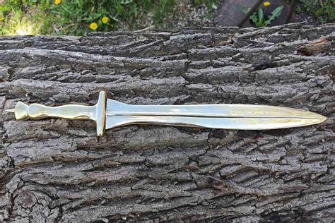 Xiphos Ancient Greek Sword Replica Bronze Xiphos Greek Bronze Etsy