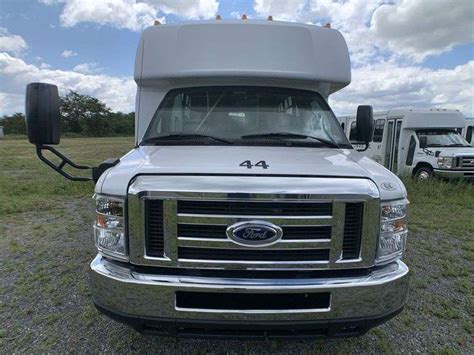 2018 Ford E350 Econoline Super Duty Forest River Shuttle Bus 44 Mathies And Sons Inc T A 422