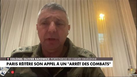 Colonel Olivier Rafowicz Il Est Hors De Question Darr Ter Cette