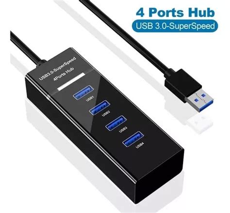 Extension Hub Usb 3 0 4 Puertos 5 Gbps Cable Extensor MercadoLibre