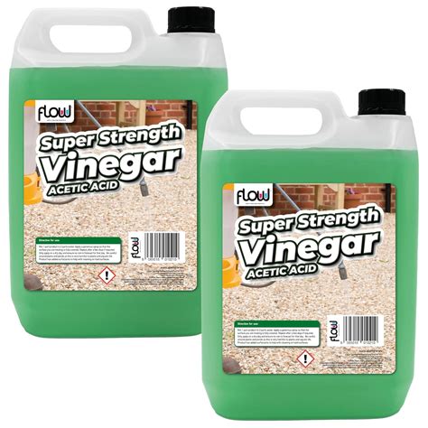 Flow 5 Litre Super Strength 30 Garden Acetic Acid Vinegar Concentrated