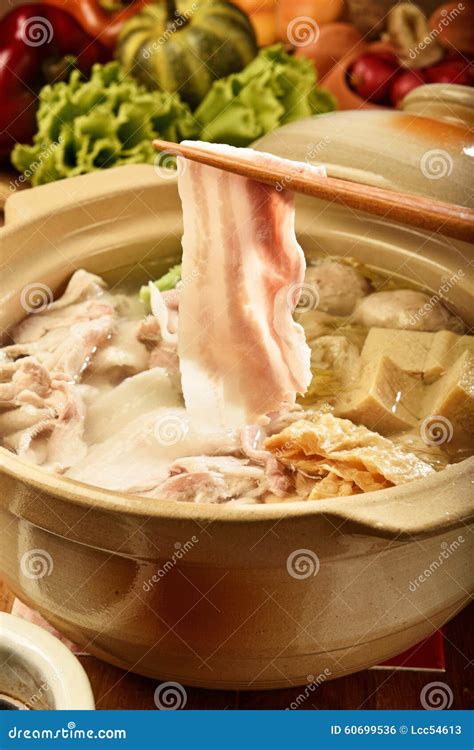 Pickled Cabbage And Meat Hot Pot Stock Photo Image Of Pickle Dish