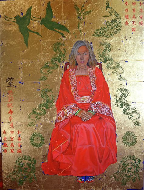 The Chinese Empress Painting by Thu Nguyen - Fine Art America