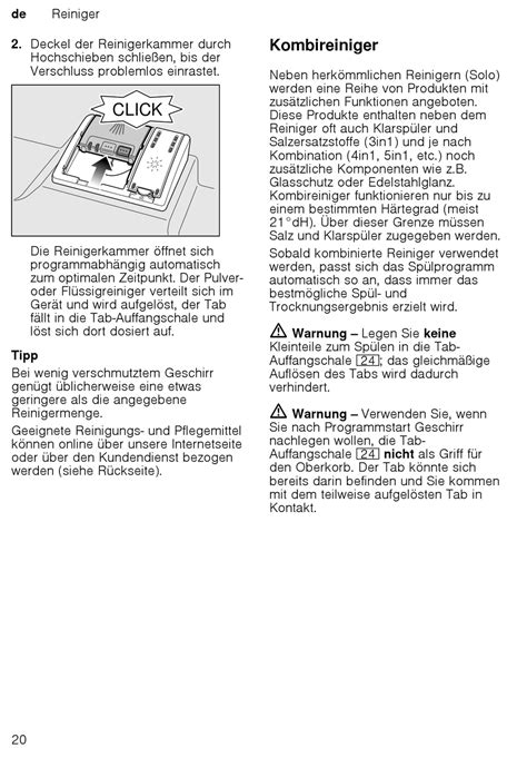 Kombireiniger Bosch Sm Serie Gebrauchsanleitung Seite Manualslib