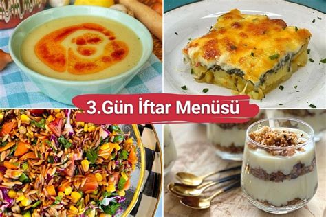 3 Gün İftar Menüsü Nefis Yemek Tarifleri