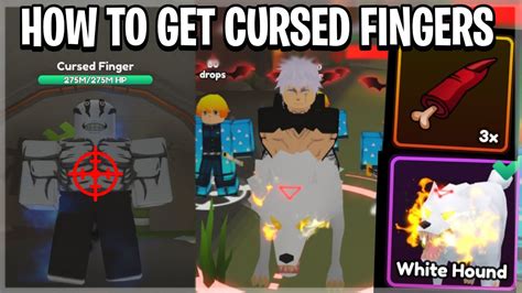 How To Get Cursed Fingers White Hound Mound In Anime Champions