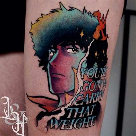 Color Cowboy Bebop Tattoo Love N Hate