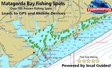 Matagorda Bay Fishing Spots Texas Fishing Spots Maps For Gps