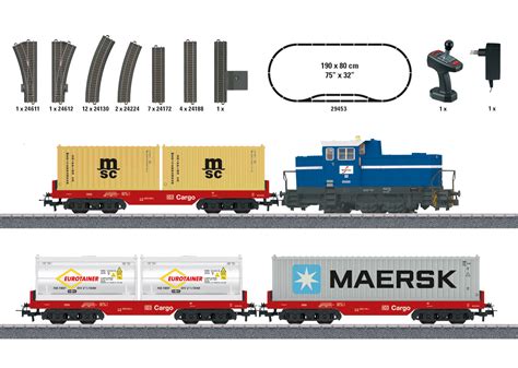 Märklin Start up Container Train Starter Set Maerklin US