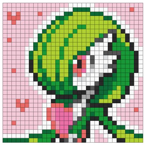 Gardevoir Pokemon 2d Pixel Art Pix Brix Artofit