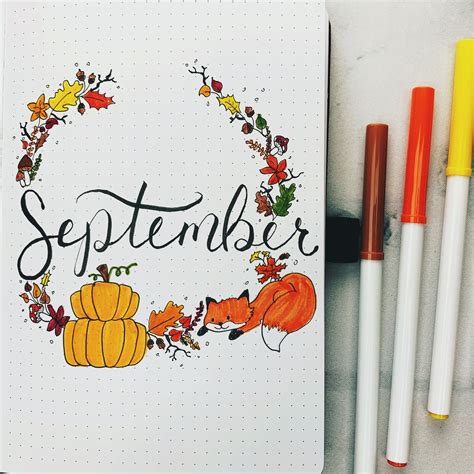 PLAN WITH ME September 2019 Bullet Journal Set Up For September I